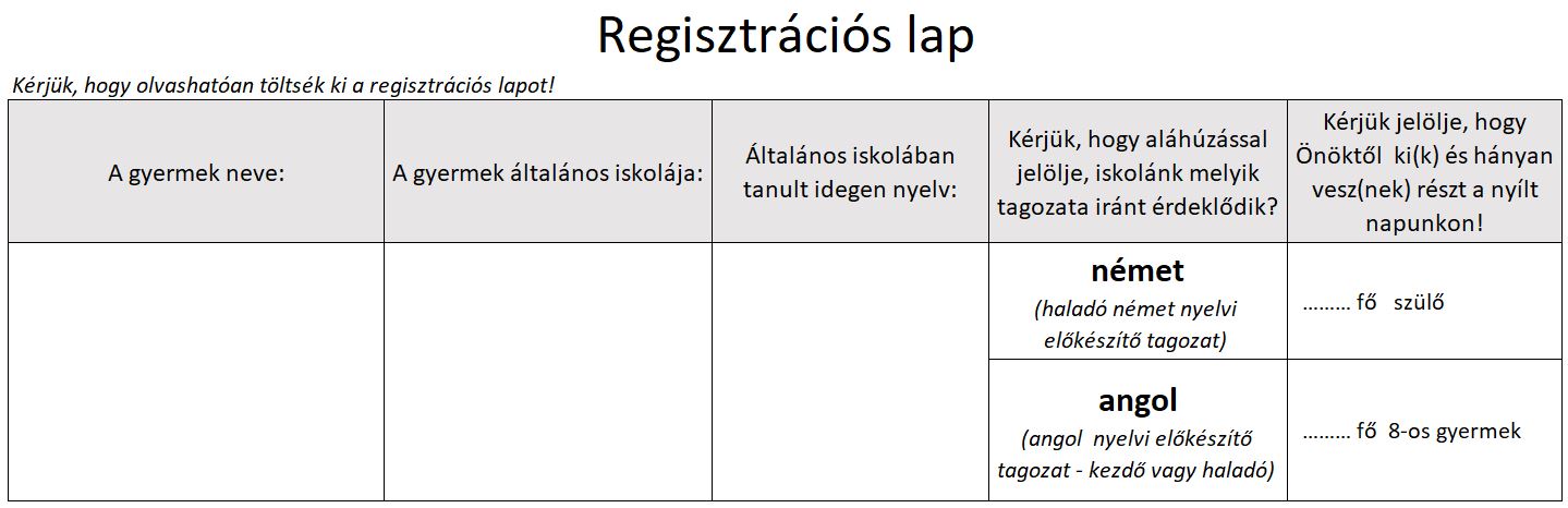 Regisztráció